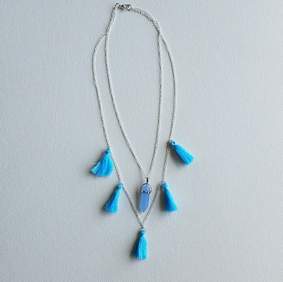 Jewelry - Boho necklace, tassel necklace, Festival jewelry